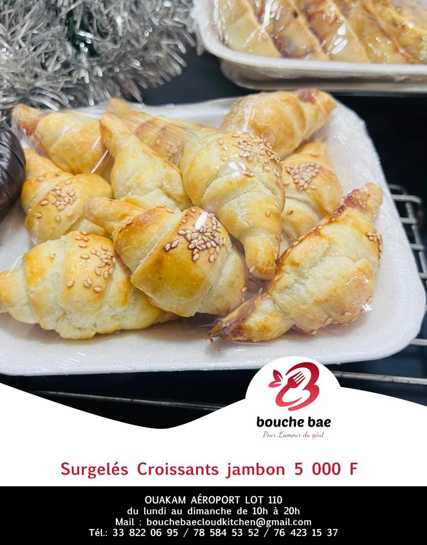 Surgelés Croissants au Jambon